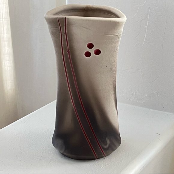 Kerry Gonzalez Raku Artist Signed Pottery Vase - Original - Picture 3 of 13